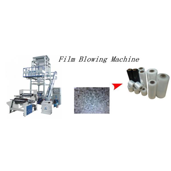 2000mm Single Layer Plastic Film Blowing Machine With Double Winder