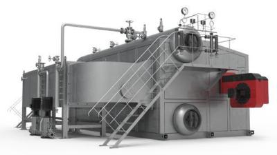 Chain Grate Coal Fired Hot Water Boiler Automatical Feeding  Bilateral Ventilation Drainage