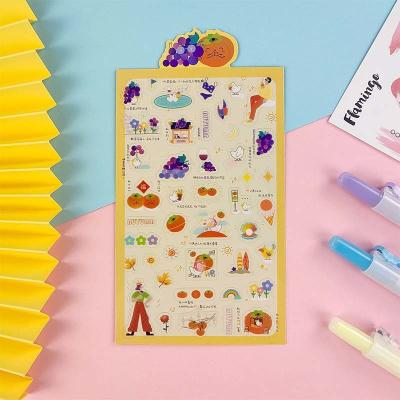 A etiqueta transparente do PVC do selo do ouro personalizou a prova de Logo Cute Cartoon Sticker Oil