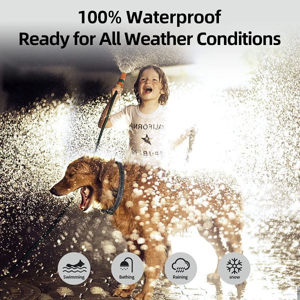 Waterproof LCD Screen Rechargeable IP67 Rated Plastic Dog Bark Collar Eco-friendly Large/Medium/Small Dogs 3 Adjustable Modes
