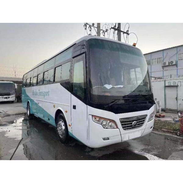 39 Passenger Seats 1 Driver Seat Used Yuton Coach Bus Roof-Mounted A/C 22000kcal/H