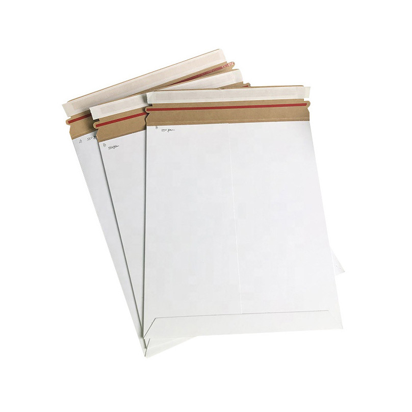 Paper Mailing Bag Paper Mailing Bag with Adhesive Seal Strip and Custom Logo Printing for Sustainable Shipping Packaging