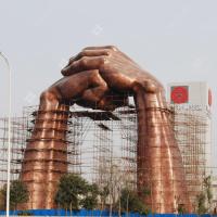 Grande sculpture monumentale en bronze forgée à la main de 31 m de haut pour la décoration de la ville