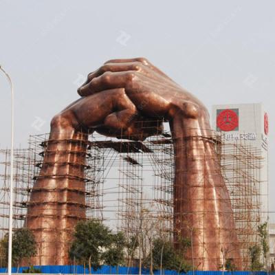 Grande escultura monumental de bronze forjada à mão de 31 m de altura para decoração da cidade