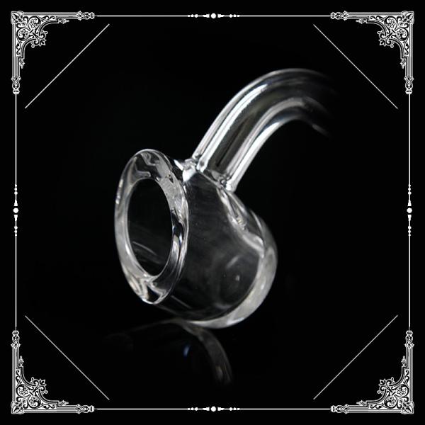 Polished Quartz Banger Nail 90 Degree 14mm Male Female For Glass Oil Rigs Bong