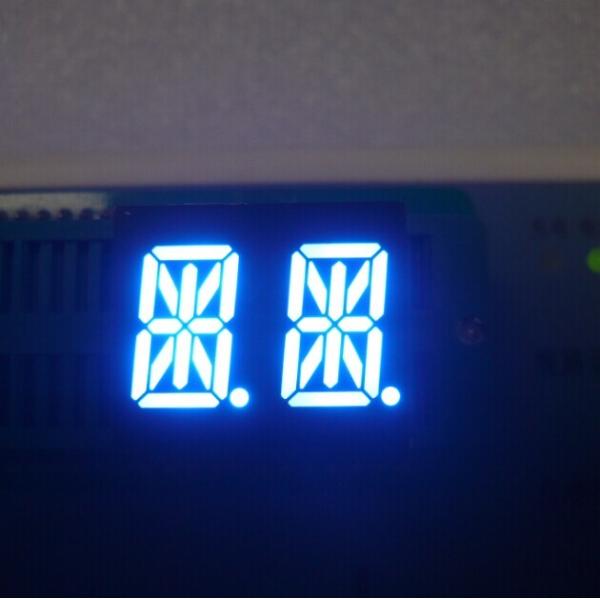 Common Anode 2 Digit 14 Segment LED Display 0.54 Inch Super Bright Green for