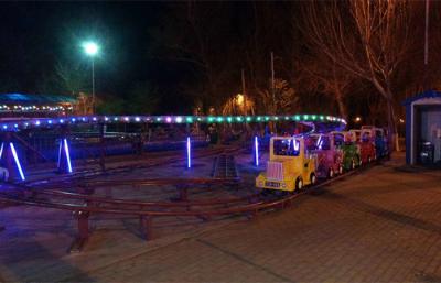 3KW Fiberglass Steel Mini Roller Coaster For Outdoor Event