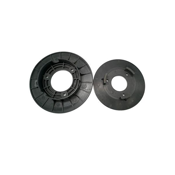 Hot Runner Precision Plastic Molded Parts / Plastic Car Body Cover / Chain Guard Protection