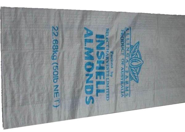 Food Grade PP Woven Sugar Packaging Bags , Waterproof 25kg Bags Of Sugar