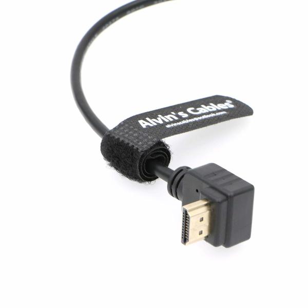 90 graus de cabo audio Z CAM E2 HDMI 2,0 litro forma da câmera para o monitor de Portkeys BM5
