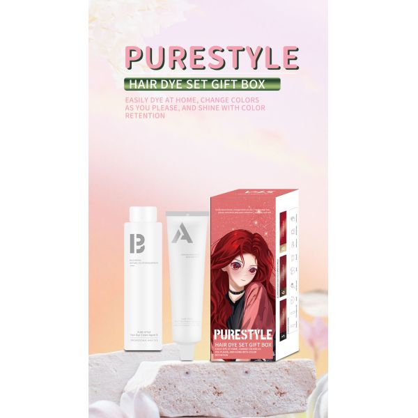 Kit de teinture capillaire maison à base de plantes 200ml Crème Gel Sans ammoniaque Pour Hommes / Femmes