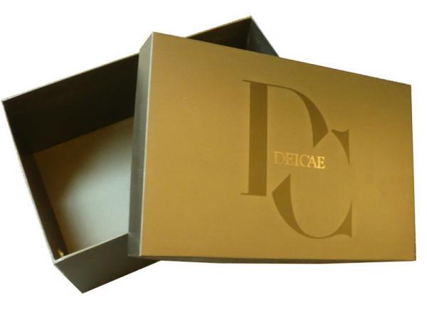Folded Press Veins DC Paper Keepsake Gift Boxes With Lid, Matt Coated