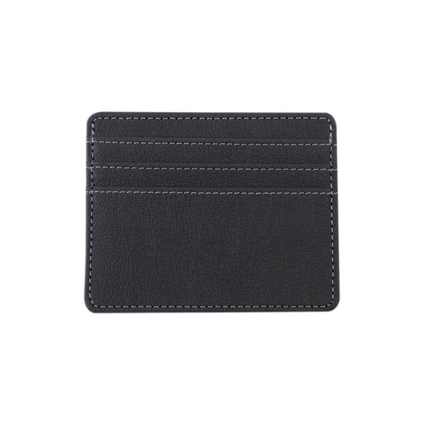 Lightweight High End PU Leather Card Case With Multiple Compartments Women Men Use