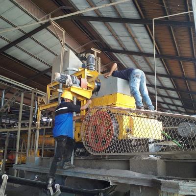 Triturador de rolo GS1000 Clay Brick Production Line Fits automático menos do que o recipiente de One*20
