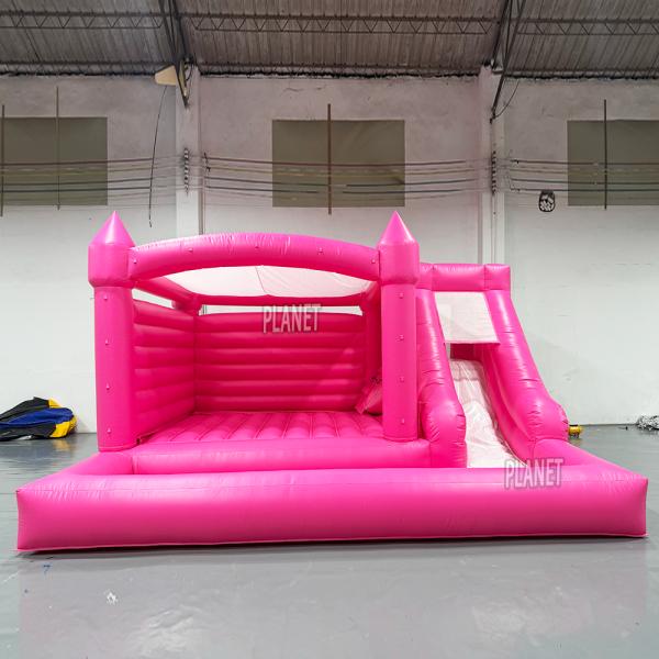 Château gonflable rose populaire Moonwalk, maison gonflable, château gonflable, château sauteur