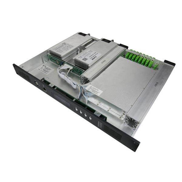 1550nm 16 - 35dBm 8 Port Fiber Optic Signal EDFA Amplifier