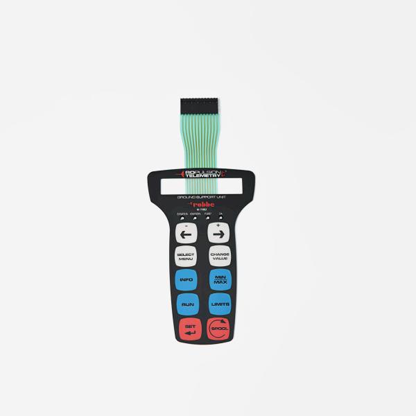 Customized Push Button Membrane Switch LED Lighted IP67 Water Resistant