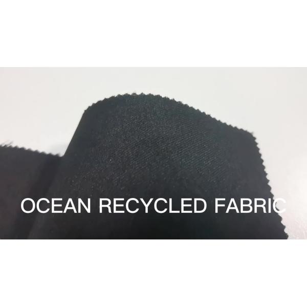 Chinese factory 100% ocean-bound plastic bottles Recycled Polyester 150d2/2 Twill Gabardine