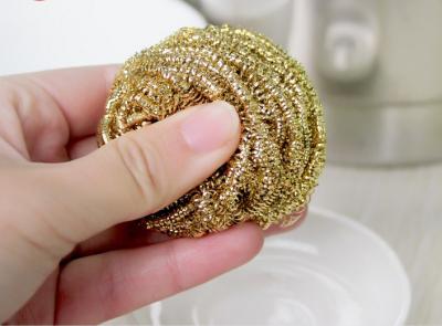 Spiral Design Brass Scouring Pad Long Lasting With Strong Cleaning Capacity