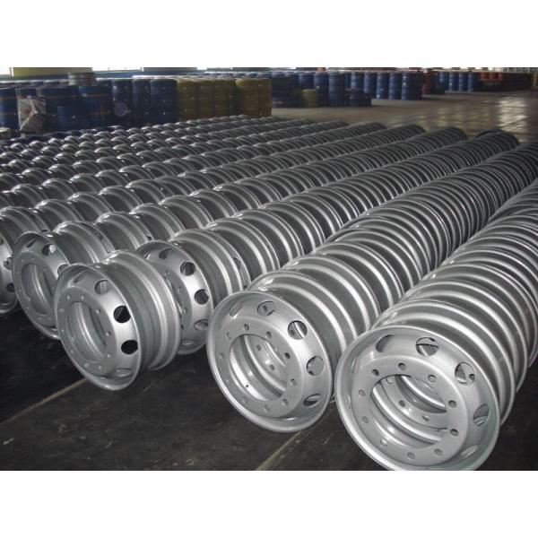 Customizable  China Steel Wheel : 22.5*9.00 Steel Rim Wheel and Tubeless Wheel  Lightweight Wheel