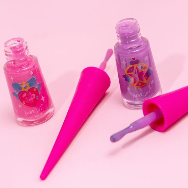 Effortless Girls Nail Kit Pretend Play Nail Art Toy Kit For 5 Years And Up