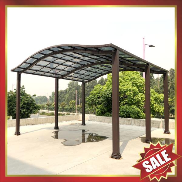 high quality beautiful modern garden park sunshade parking car shed shelter polycarbonate carport sunvisor shield cover
