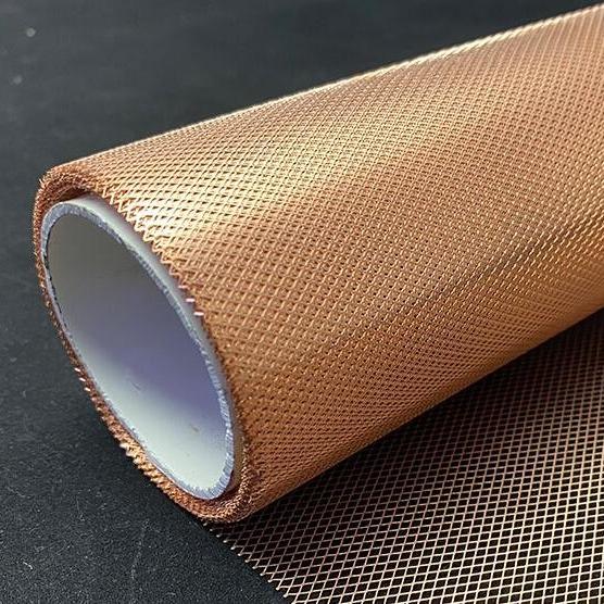 Baixa resistência 99,96% cobre puro rede expandida para bateria