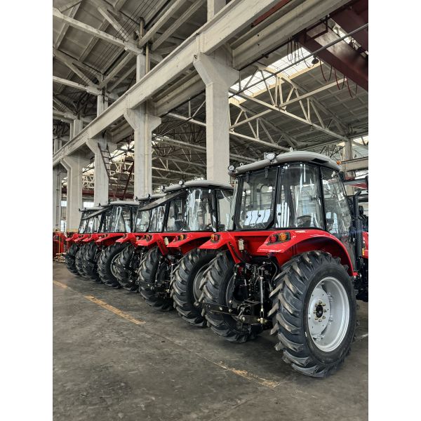 Agricultural Tractor with 12 Forward and 12 Reverse Gears, 73.5 kW Rated Power, and All Hydraulic Steering for Efficient Farm Operations