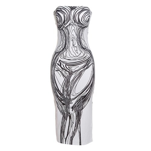 Одежда 3d европейца и Americanwomen s 2023 весен OEM maufactory напечатала материальное безрукавное изготовленное на заказ одеяние