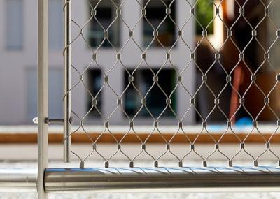 304L 316L Cable Mesh Railing Flexible X Tend Stainless Steel Ferrule Rope Mesh Product