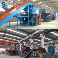 Ligne de recyclage de déchets de pneus de caoutchouc de concassage