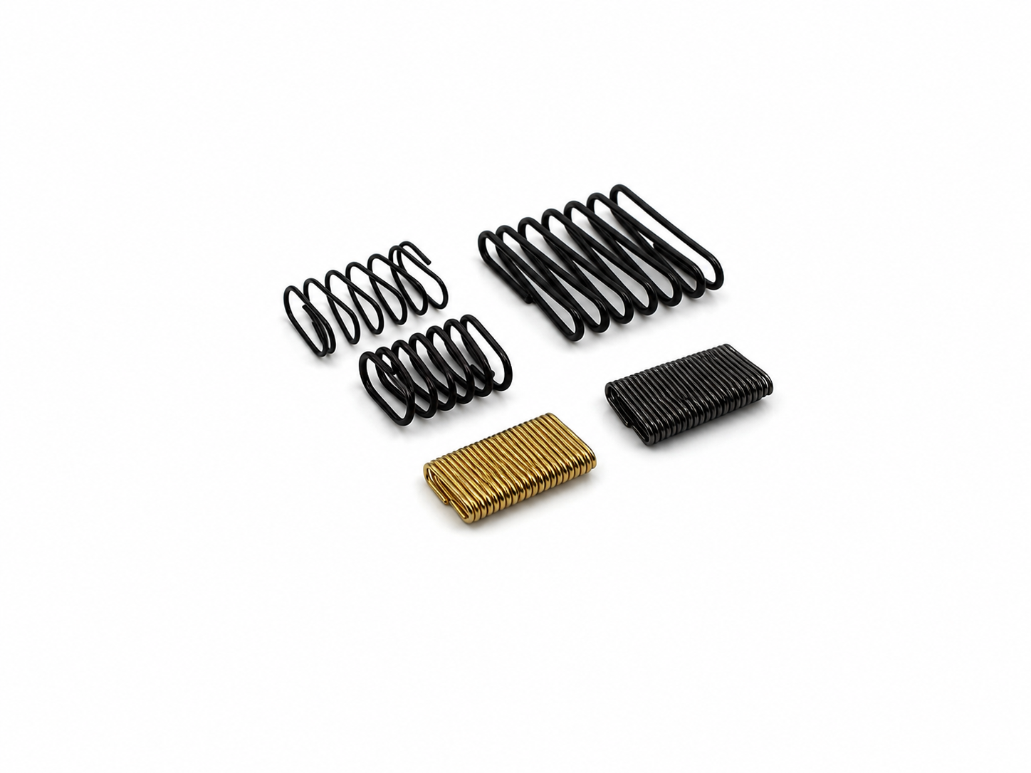 Custom Compression Square Springs Black Oxide Alloy Steel