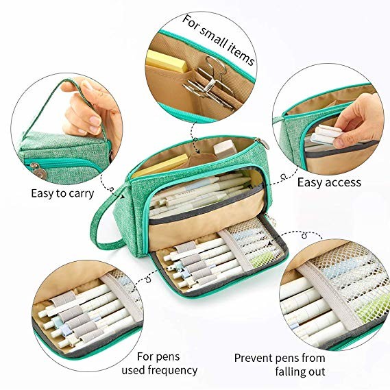 Middle High School Student Pencil Pouches / Personalised Teen Pencil Case