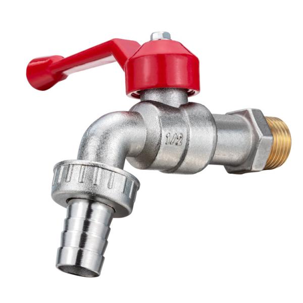 Brass Basin Tap Waterfall Bathroom Brass Ball Valve Taper Wall Mount Brass Garden Bibcock