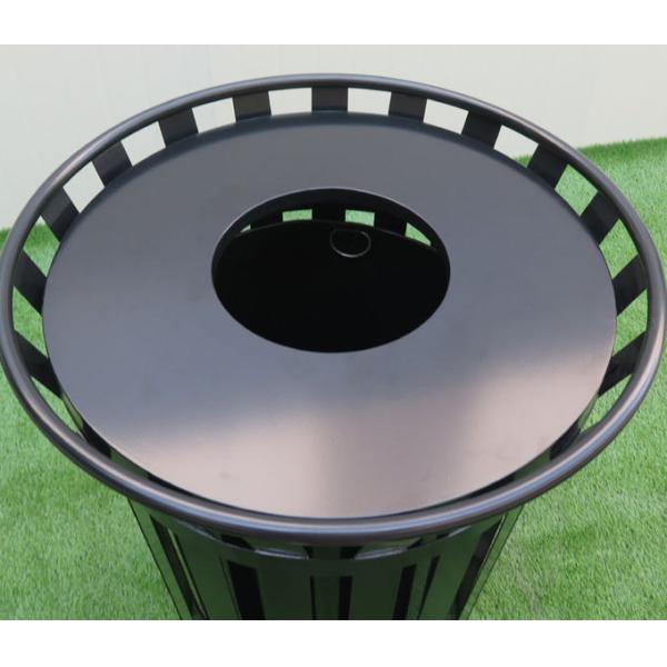 143L Metal Outdoor Trash Can