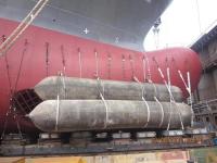 Marine Rubber Airbag For Launching preta e salvamento