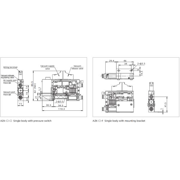 AZK Series Integrated Vacuum Generator