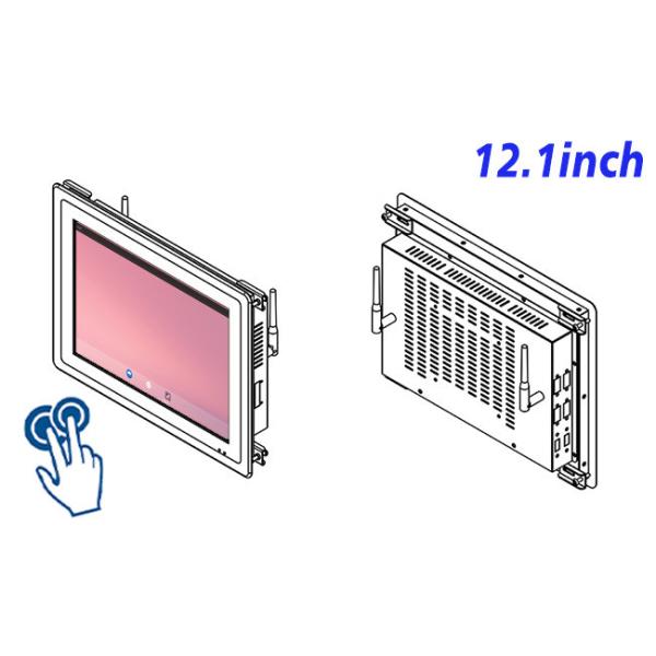 12.1-Inch Compact Android Touch Screen For Medical Interfaces And Control Systems