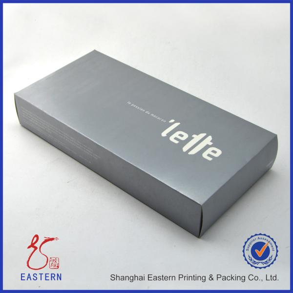 O GV feito sob encomenda de Logo Printed Luxury Silver aprova a caixa de papel 300gsm de Macaron