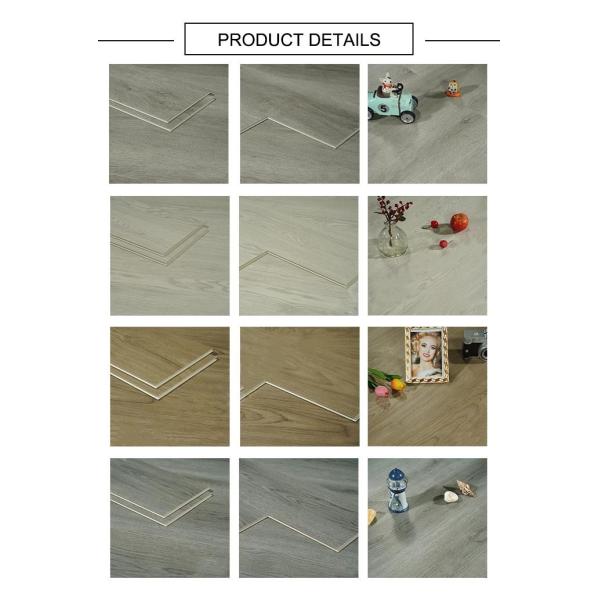 SPC 4mm PVC Diseño gráfico Moderno de interior de vinilo de la hoja de suelo