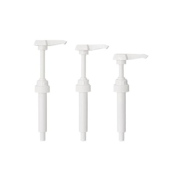 28-400 Closure Square Head Syrup Sauce Dispenser Pump PP White 5ml 8ml 10ml Output