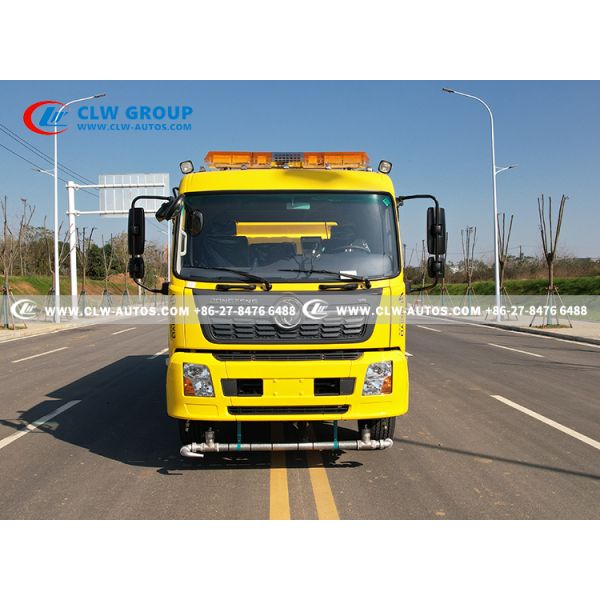 Dongfeng KR 210HP Road Sweeper Truck with 7m³ Stainless Steel Garbage Tank and 9m³ Water Tank