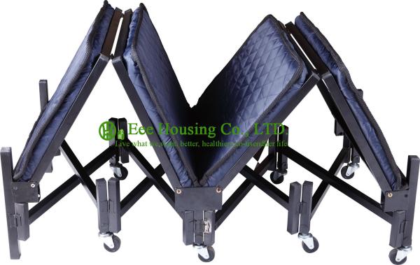 2016 hotsale four layer folding metal bed