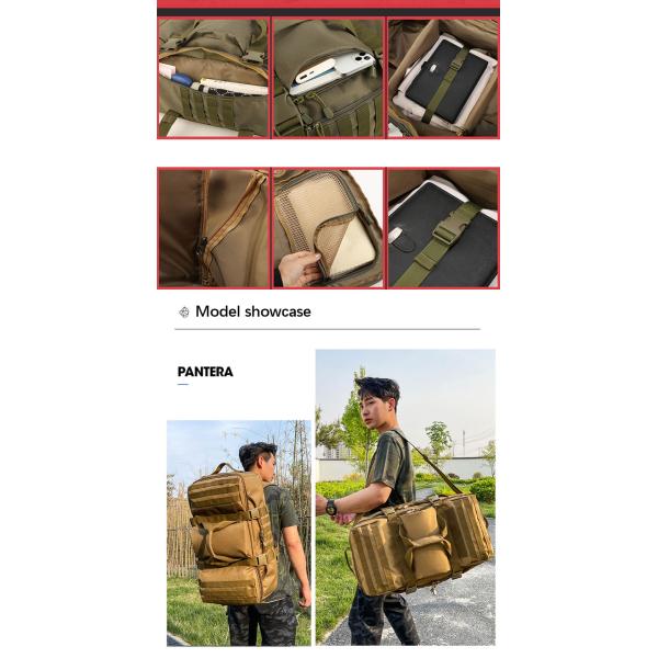 Multi Color Waterproof Sports Backpack Mountain Climbing Backpack Rain Cover Included