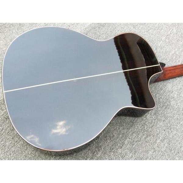 Left handed Cutaway 916 Acoustic guitar,Solid spruce top,Factory Ebony Fretboard Guitar,Abalone inlays OEM Guitar
