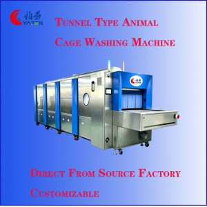Stainless Steel Continuous Animal Laboratory Washer With High Temperature Disinfection