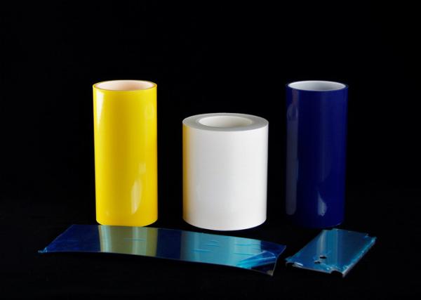 Medium Adhesive Aluminium Protective Film , Glass Protection Film Color Customized