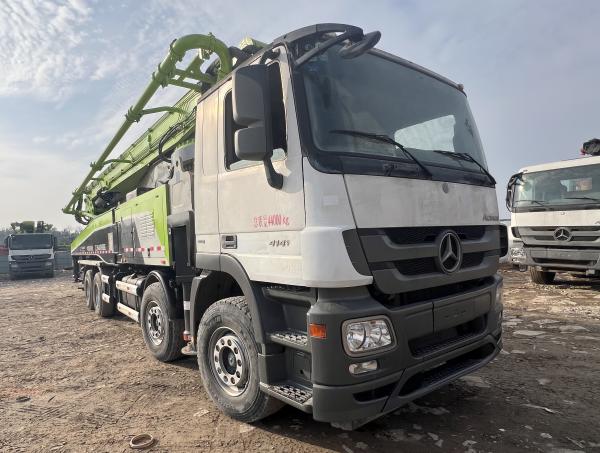 Zoomlion Refurbished 2012 47M Used Concrete Pump Trucks Heavy machinery BENZ Chassis 3 Axle Second hand 