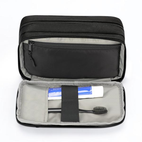 Organisateur de sac de toilette personnalisé de voyage Sac écologique organisateur cosmétique suspendu 3 couches