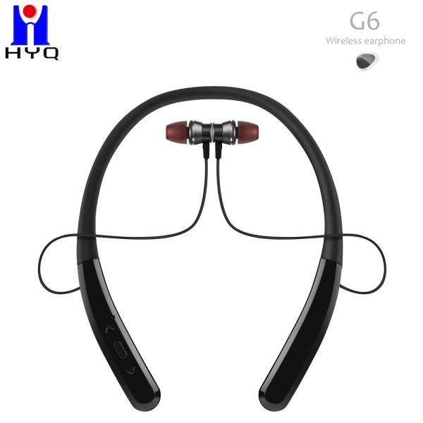 Metal Housing TPE Magnetic Neckband Earphones 9h 190mAH Battery